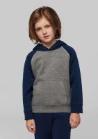 KIDS' TWO-TONE Kapucnis felső SWEATSHIRT 